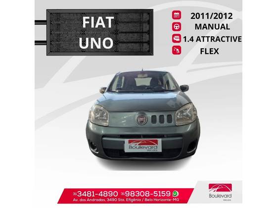 FIAT UNO 1.4 EVO ATTRACTIVE 8V FLEX 4P MANUAL